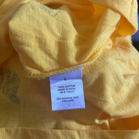 Yellow Graphic Long Sleeve Shirt - Picture 2 of 2